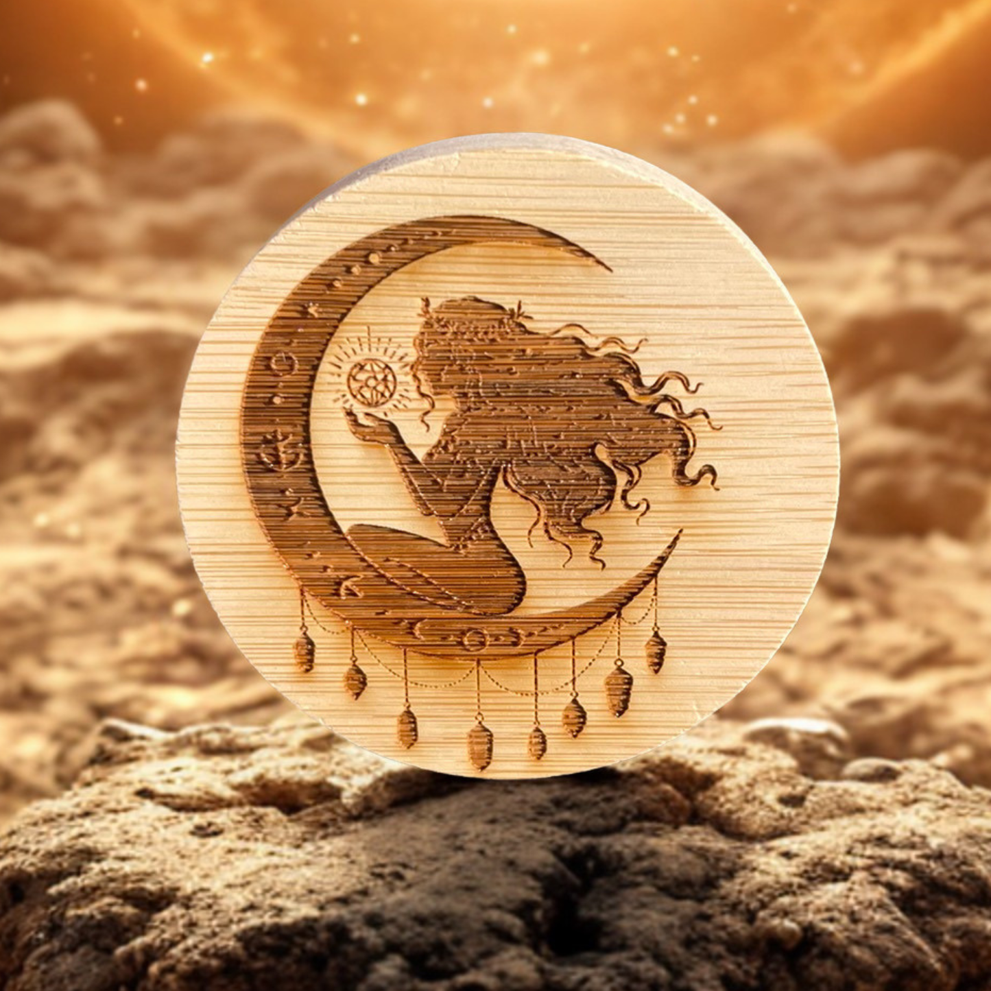 Zodiac Moon Woman Magnet