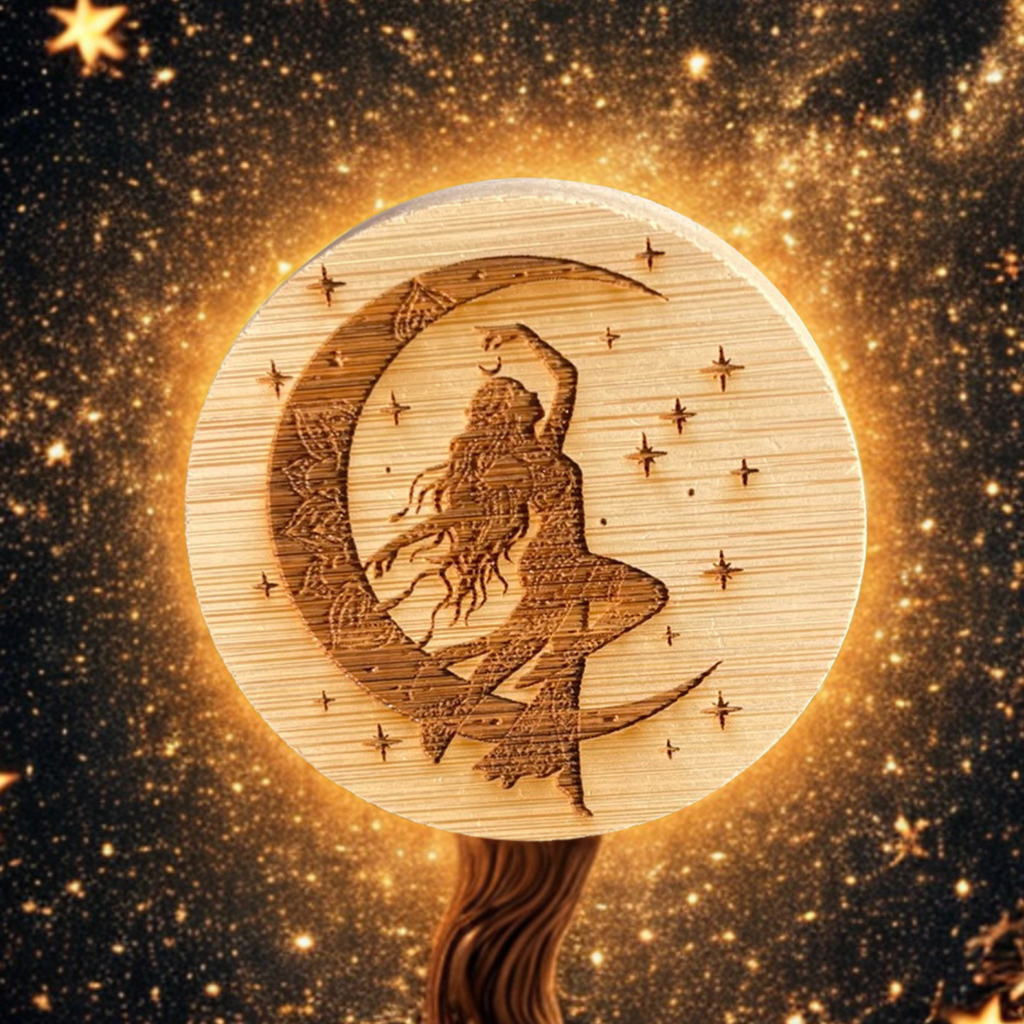 Dancing Woman Moon Magnet