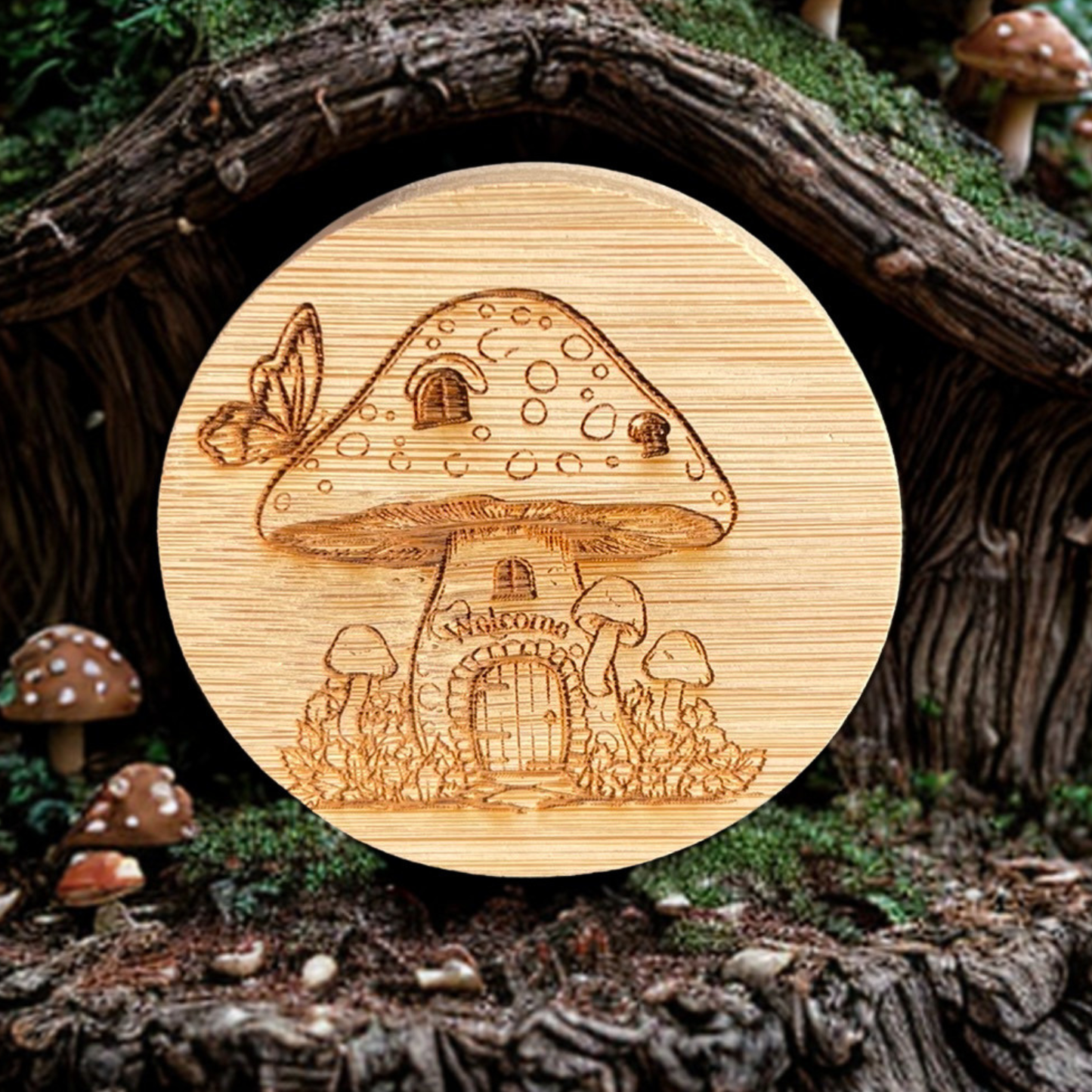 Mushroom House Magnet