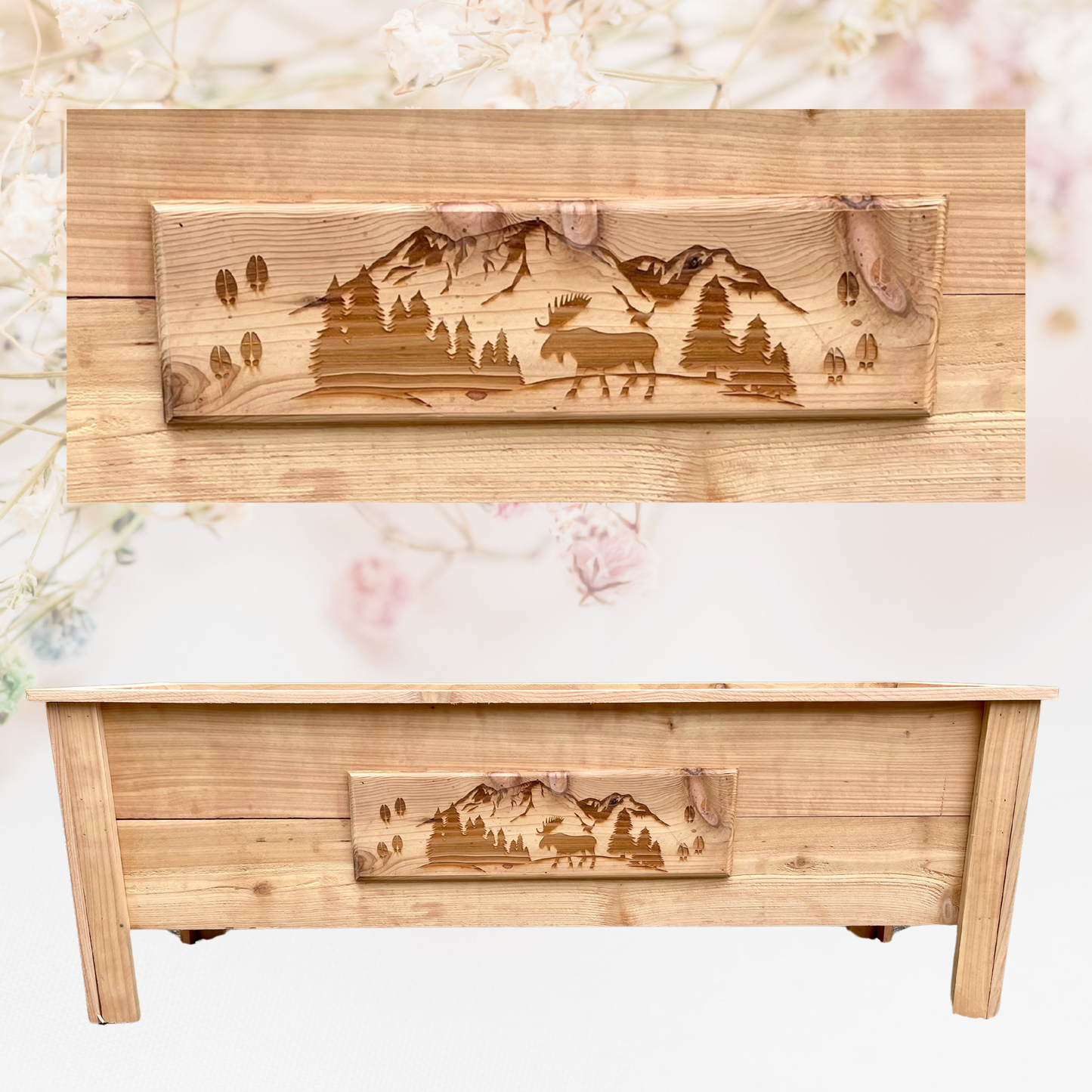 Moose Mountains Large Cedar Planter