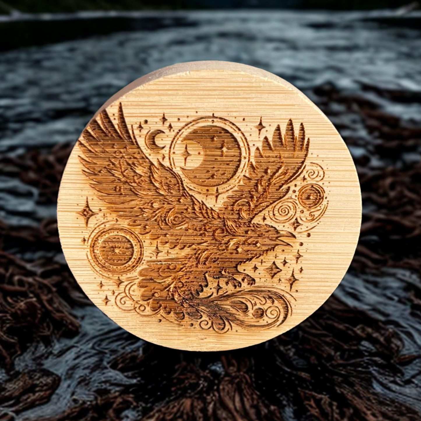 Celestial Raven Magnet