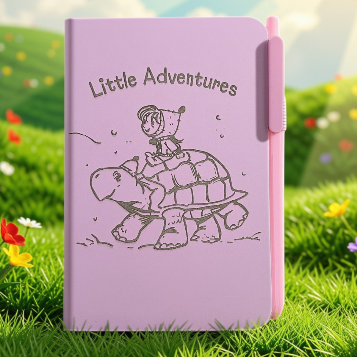 Custom Engraved Logo or Design Pocket Notebook