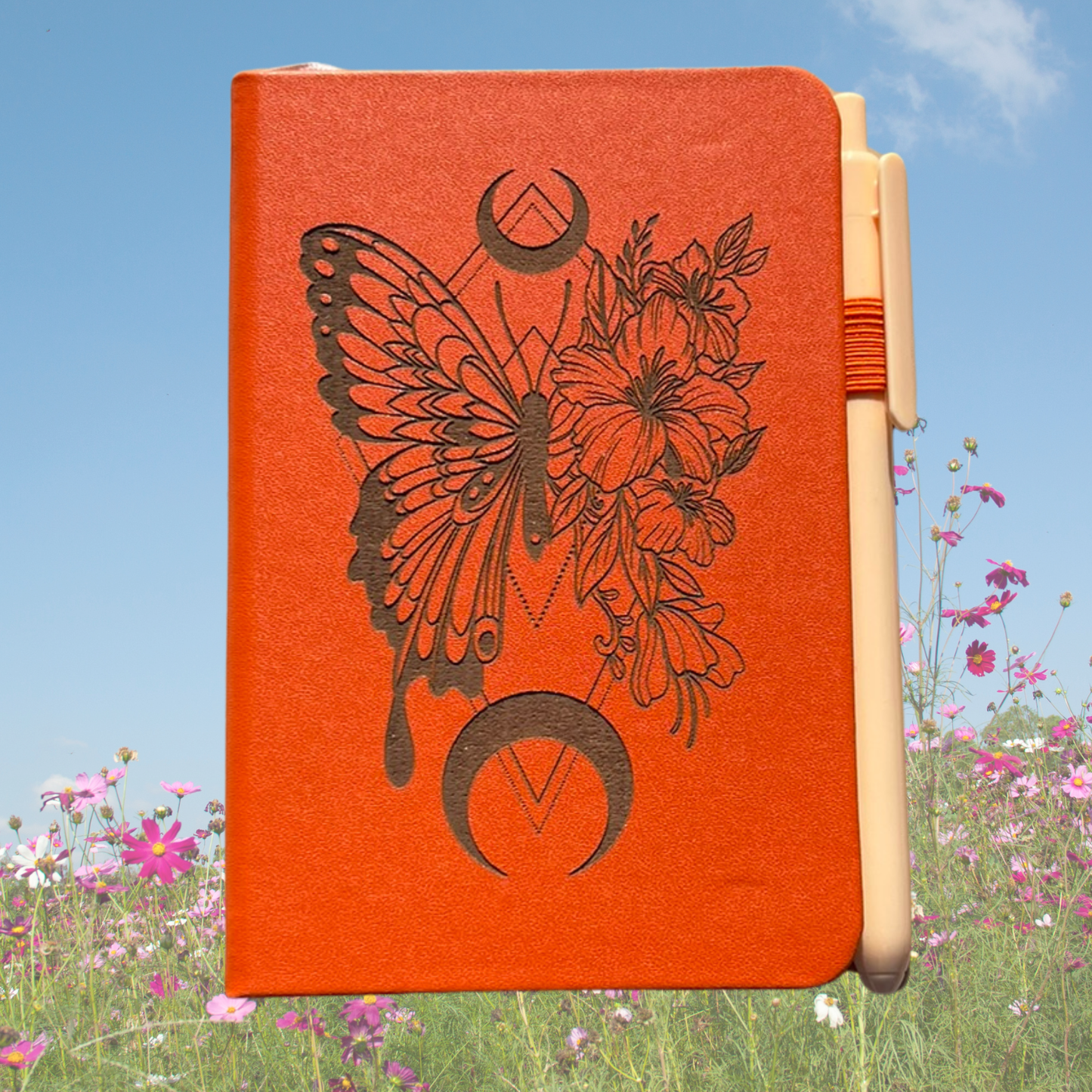 Floral Butterfly Pocket Notebook
