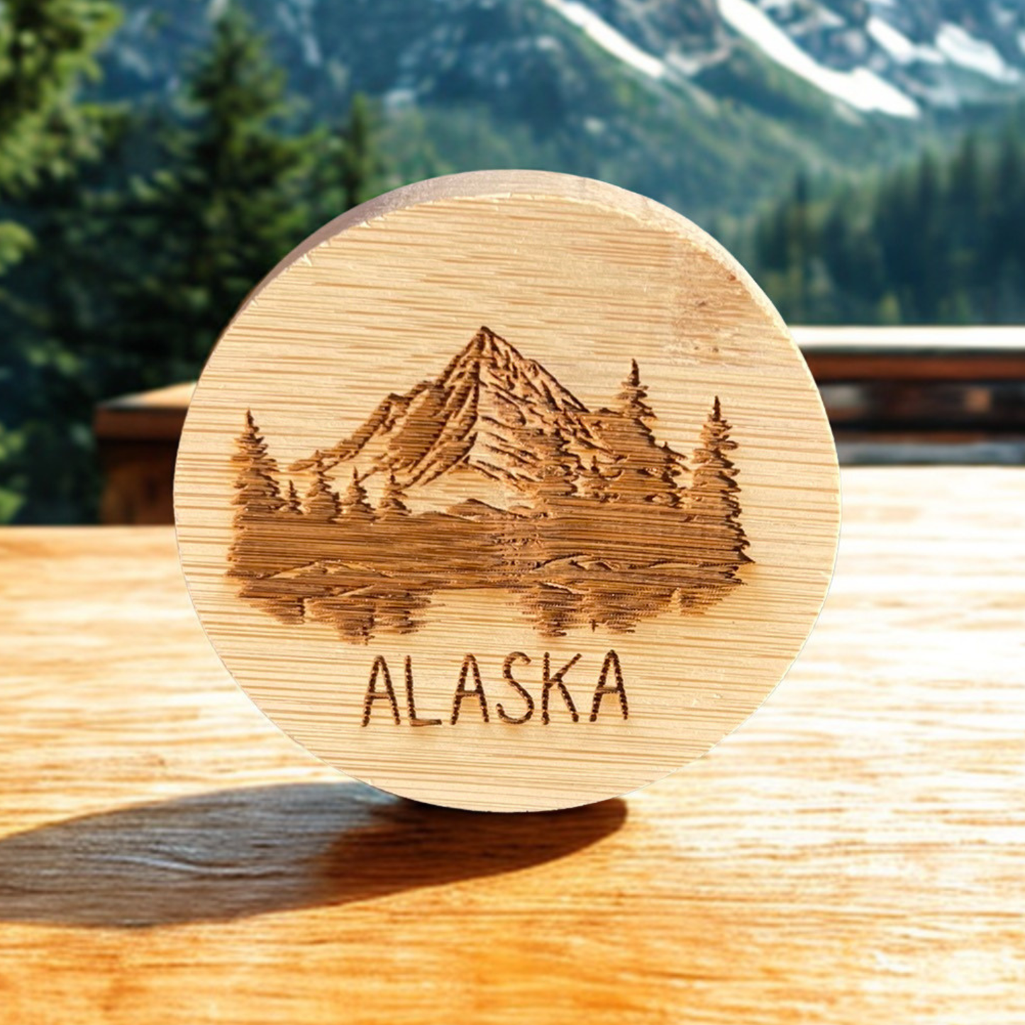 Alaska Mountains Magnet