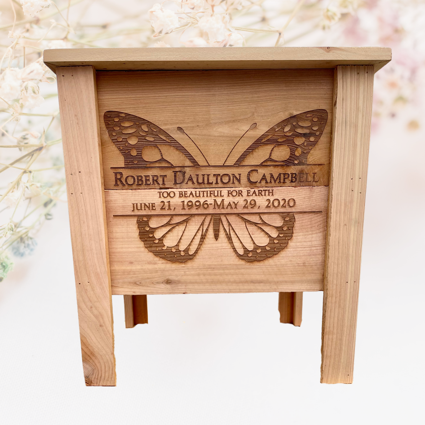 Memorial Small Cedar Planter