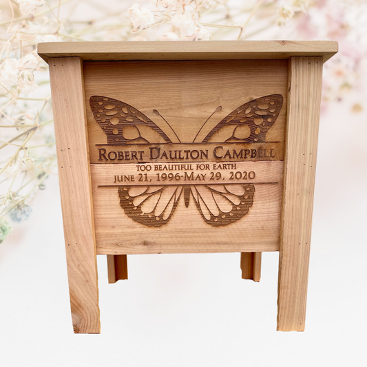 Memorial Small Cedar Planter