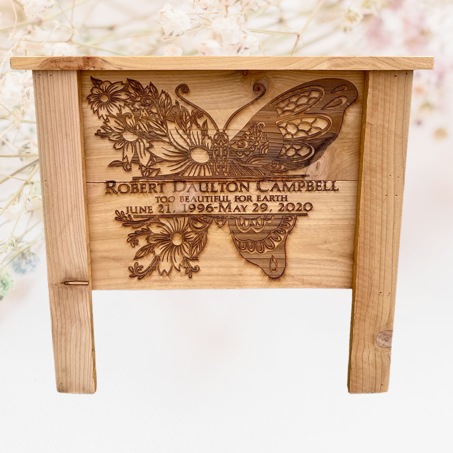 Memorial Small Cedar Planter