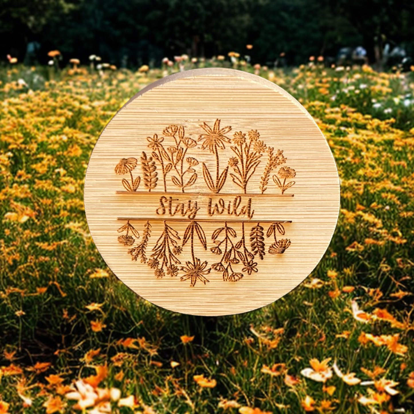 Stay Wild Floral Magnet