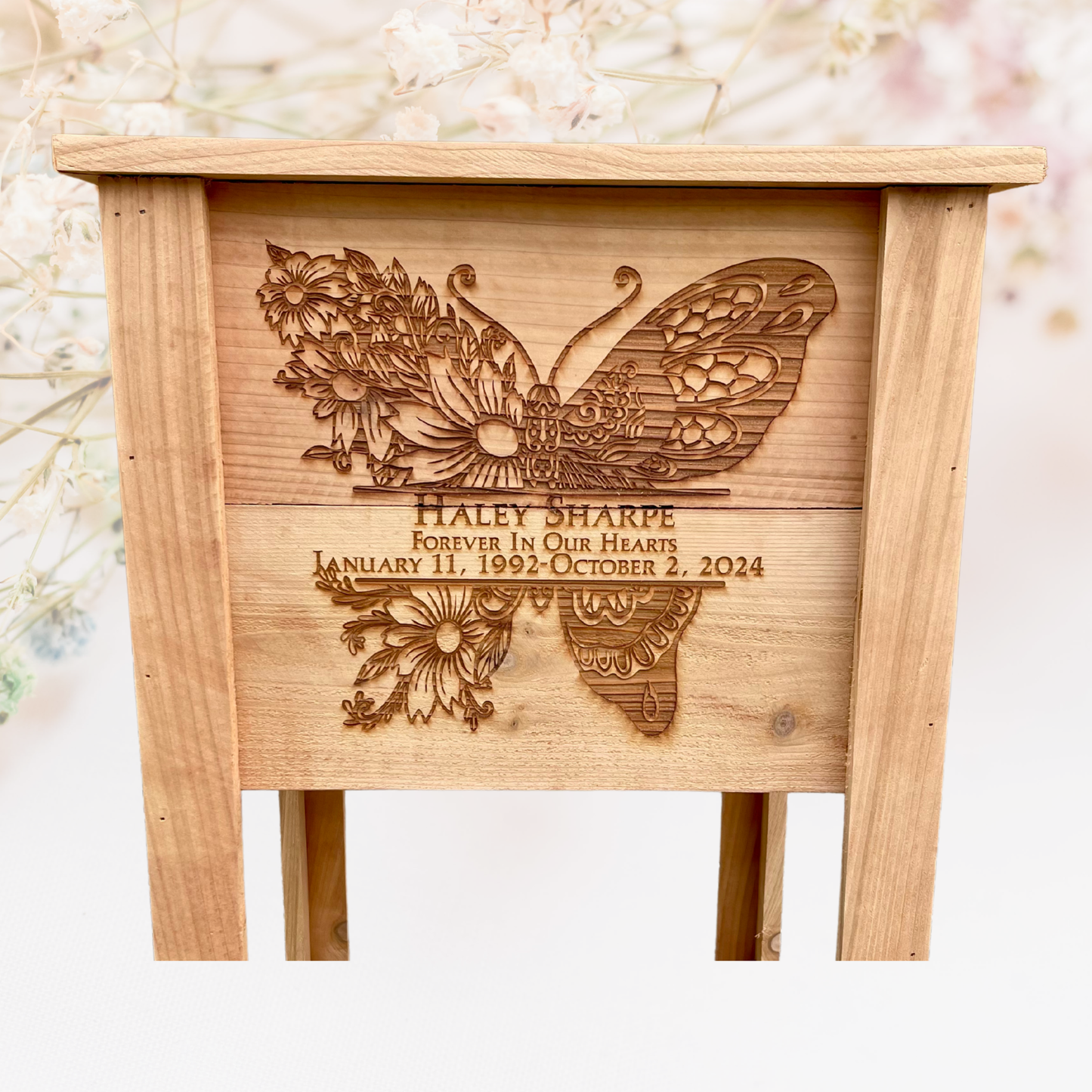 Memorial Small Cedar Planter