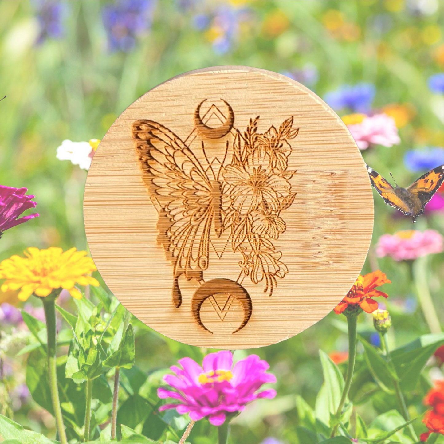 Floral Butterfly Magnet