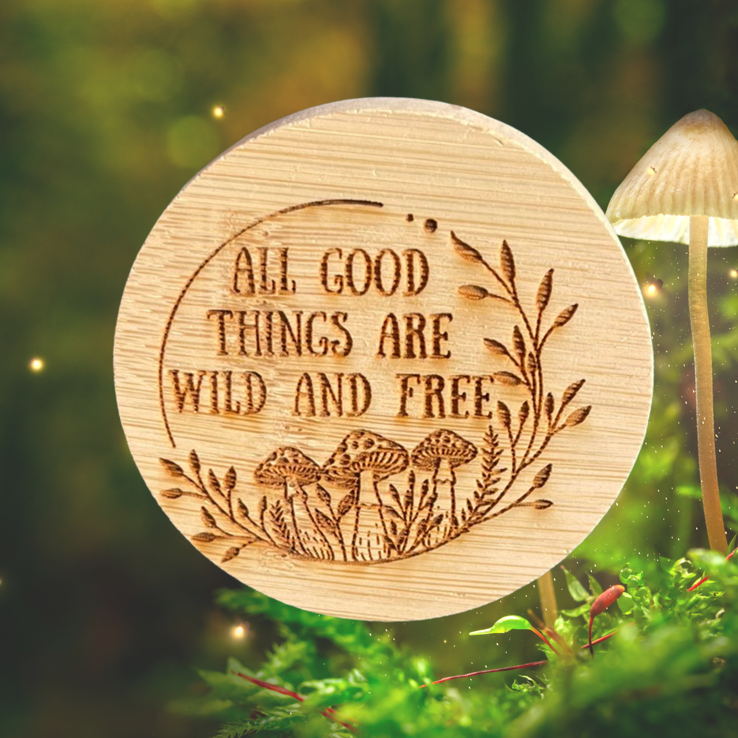 Wild & Free Mushroom Magnet