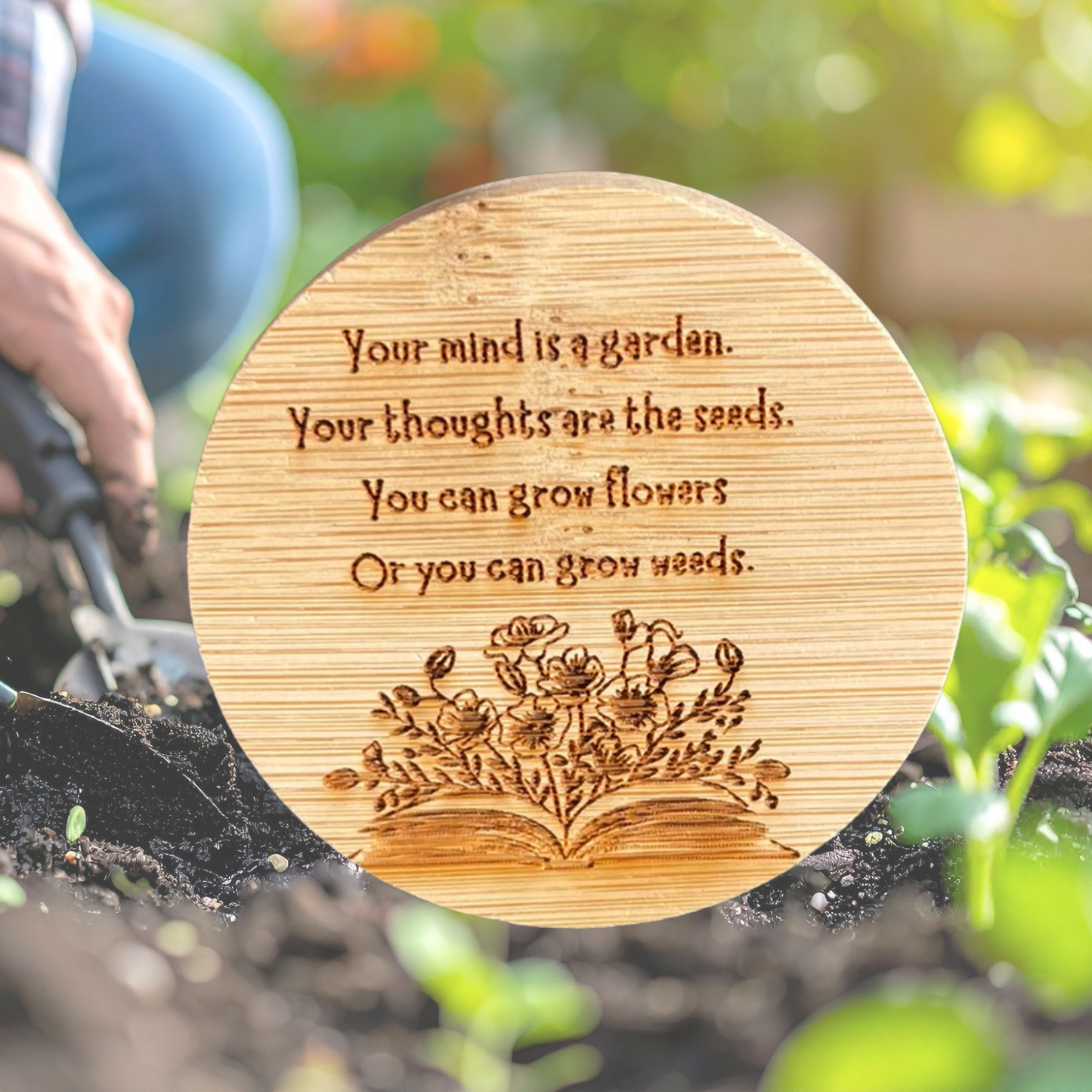 Mind is Garden Book Magnet