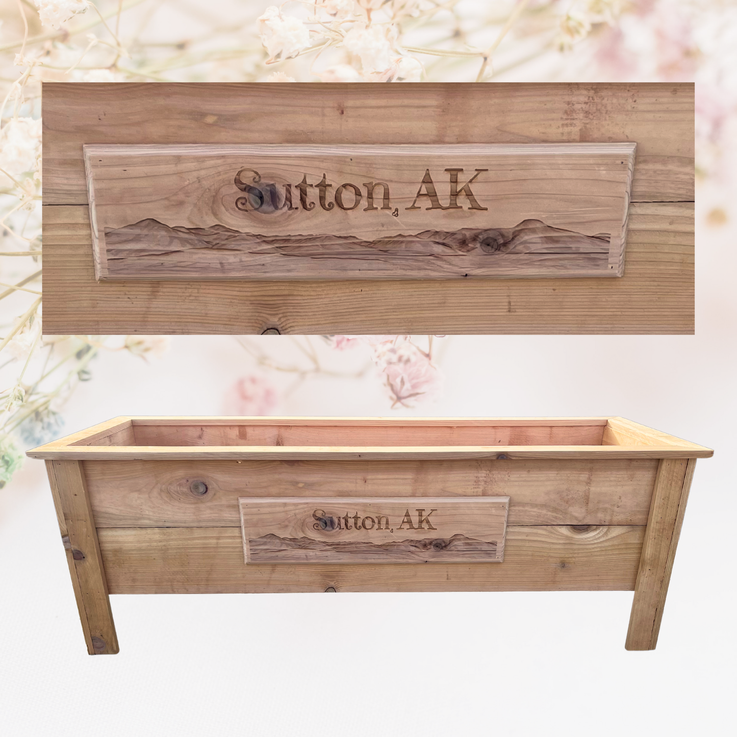 Sutton AK Large Cedar Planter