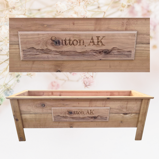 Sutton AK Large Cedar Planter