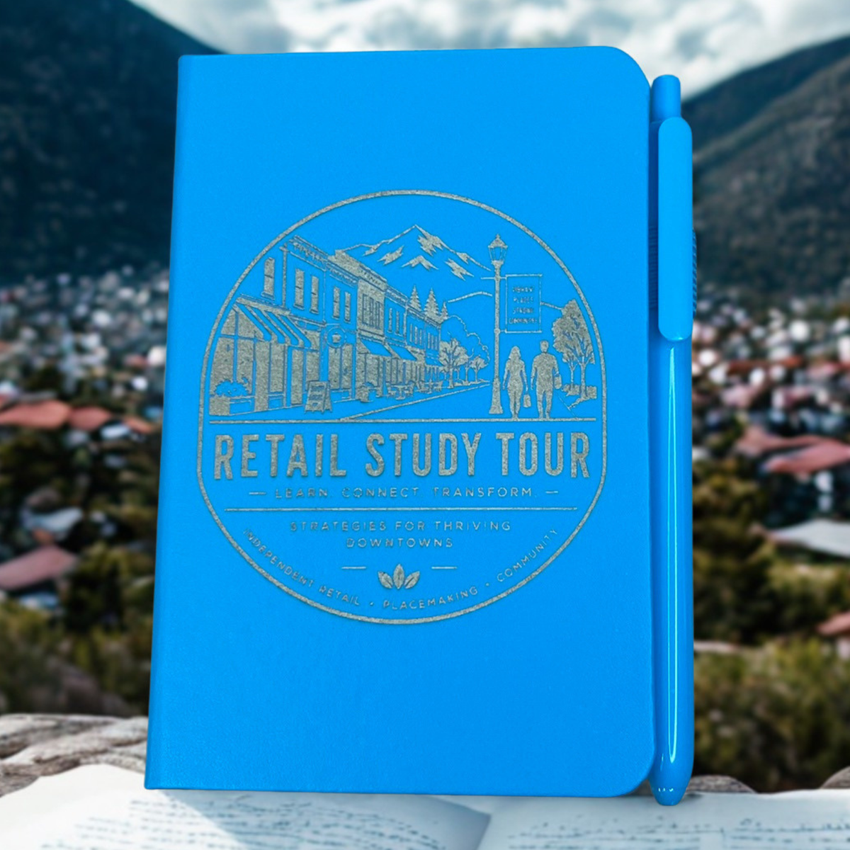 Custom Engraved Logo or Design Pocket Notebook