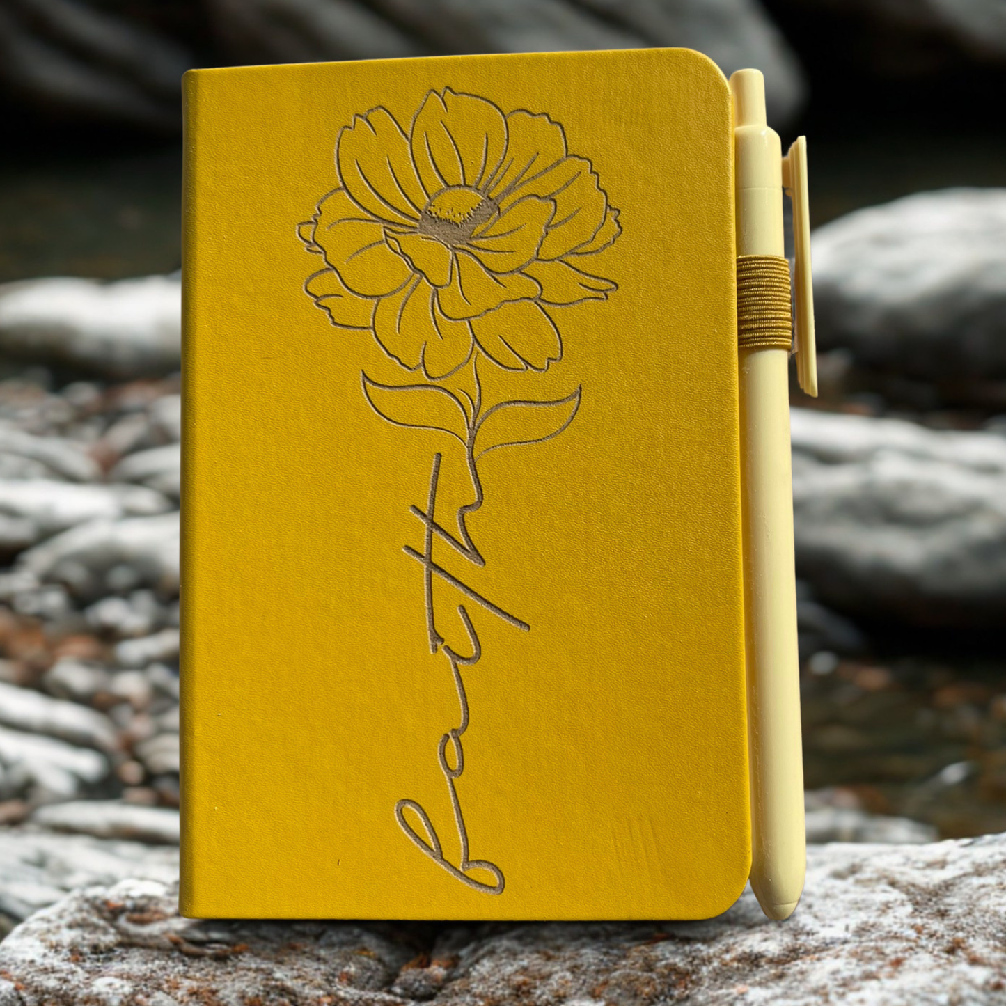 Faith Flower Pocket Notebook