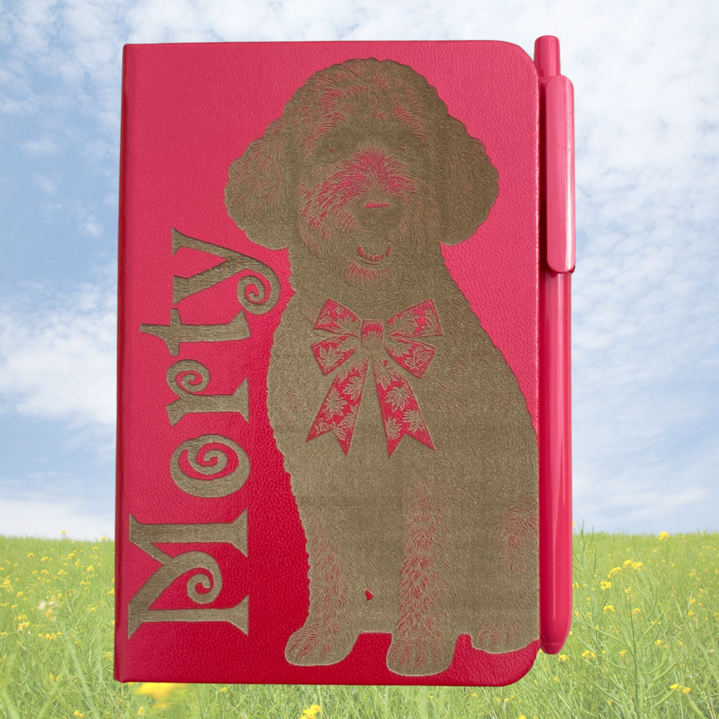 Custom Dog Pocket Notebook