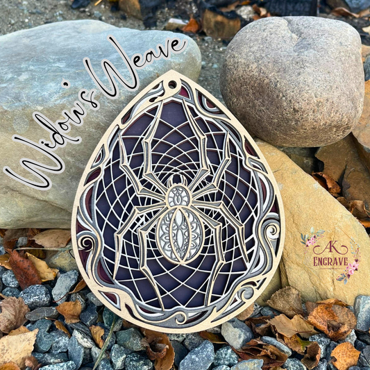 Widow's Weave Layered Art